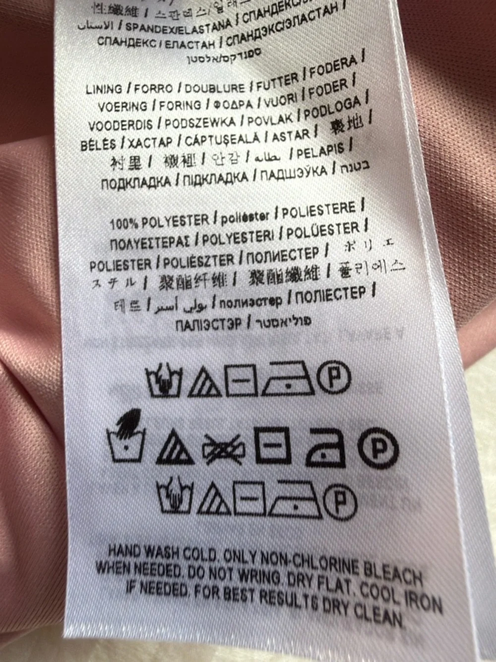 Guess Sleeveless Midi Dress - White & Dusty Rose Fit Small* - Picture 5 of 10